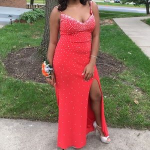 Jovani Long Red Dress